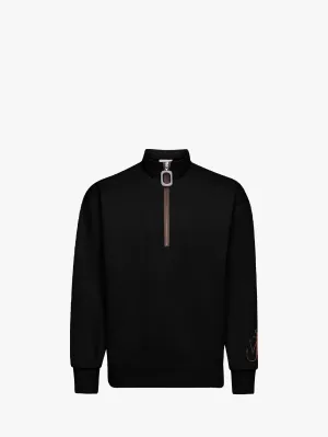 SWEATSHIRT WITH HALF ZIP