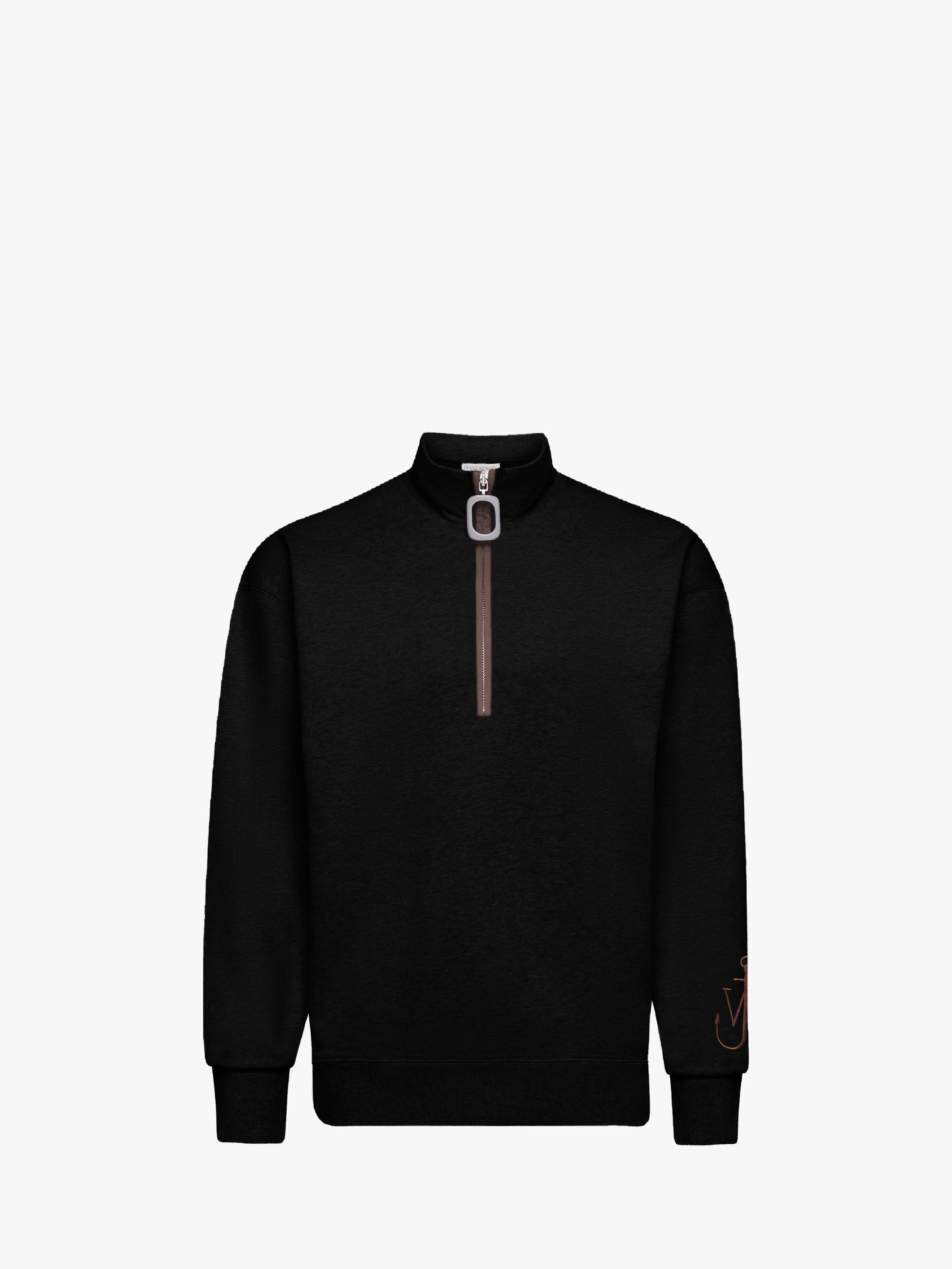 SWEATSHIRT WITH HALF ZIP