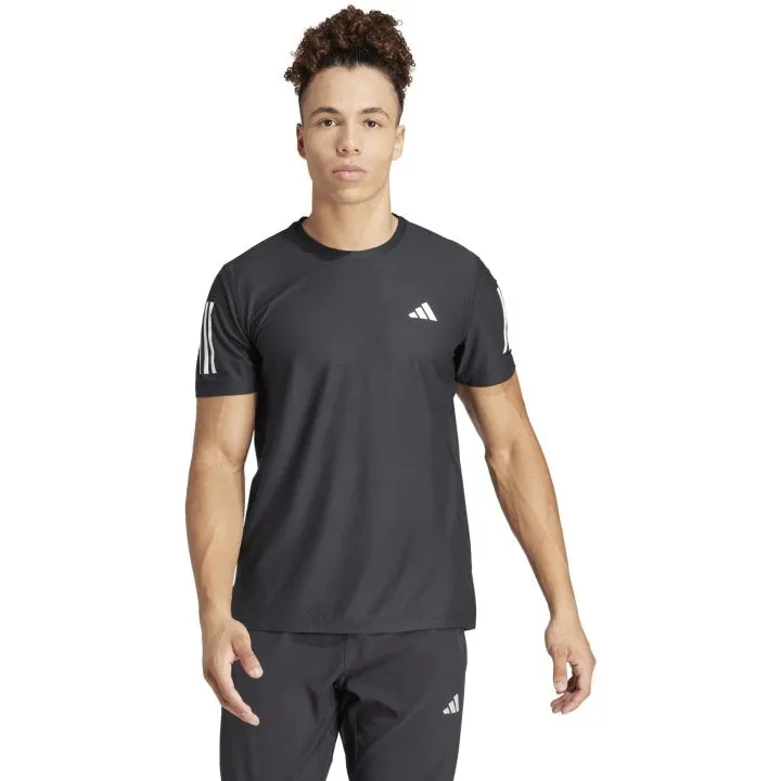T-SHIRT ADIDAS UOMO MAGLIA RUNNING FUNCTIONAL TRAINING OWN THE RUN BLACK