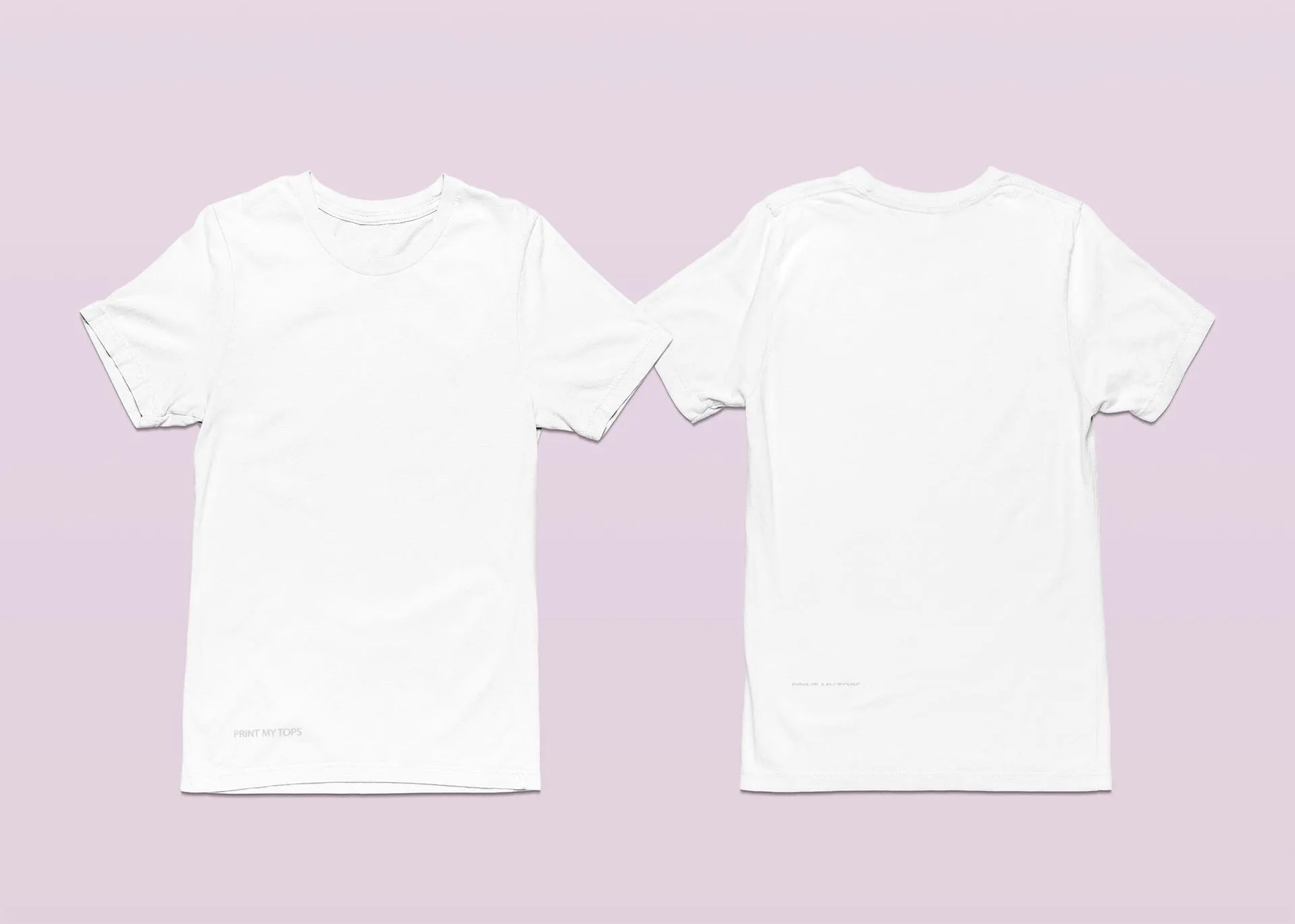 T-shirts with Your Logo On Front and Text on Back