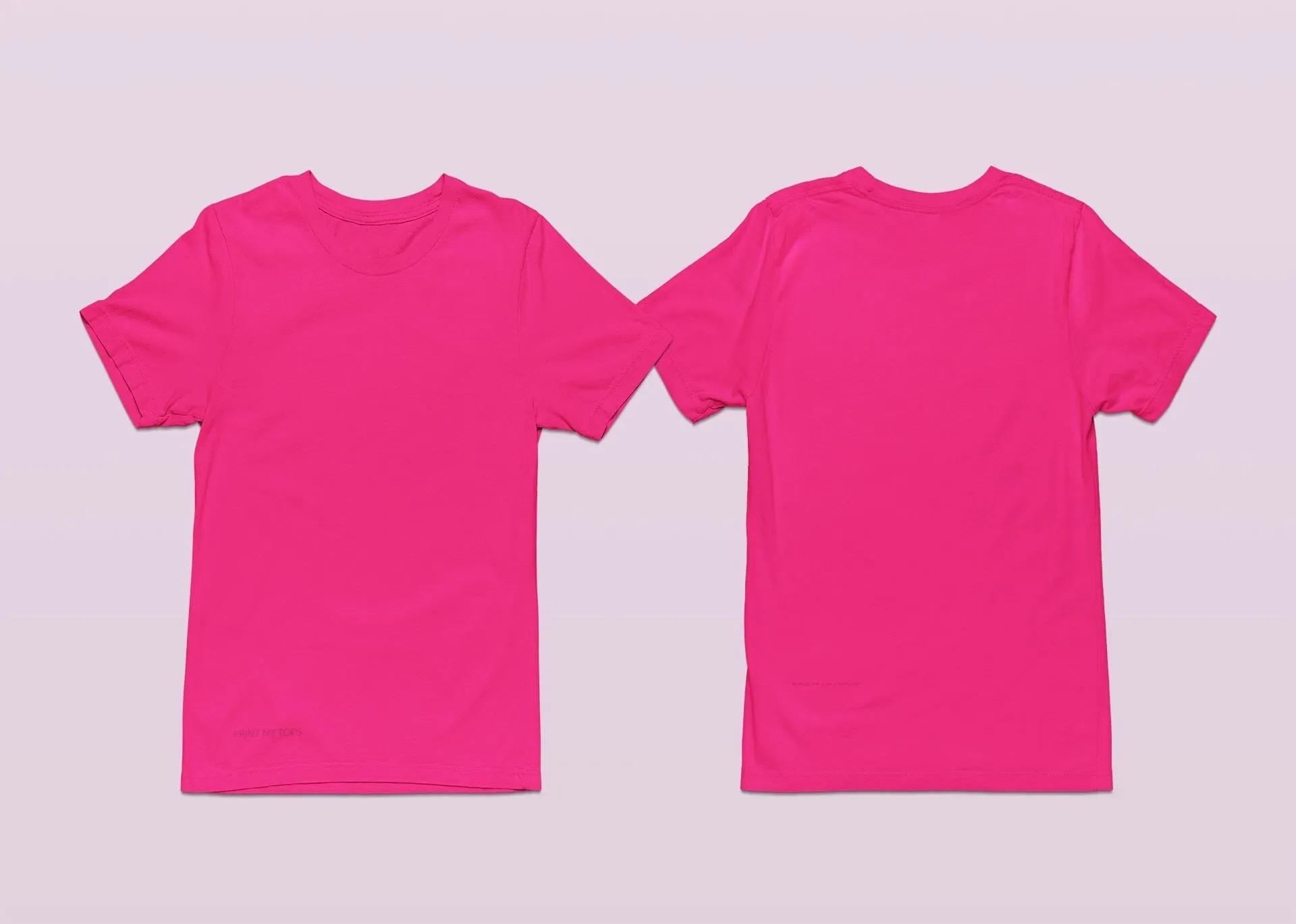 T-shirts with Your Logo On Front and Text on Back