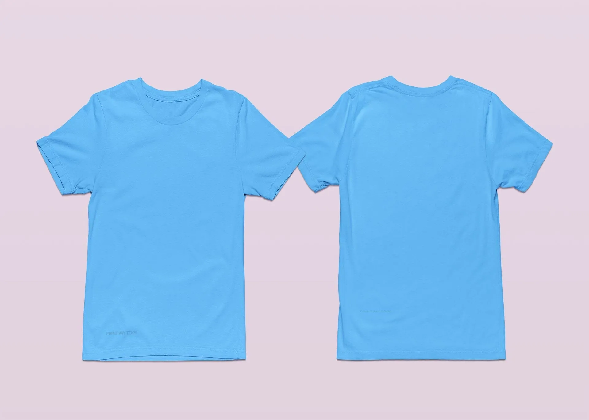 T-shirts with Your Logo On Front and Text on Back