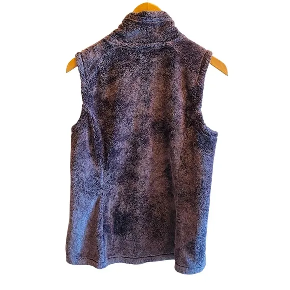 The North Face Ashen Purple Osito Furry Fuzzy Vest Size Medium