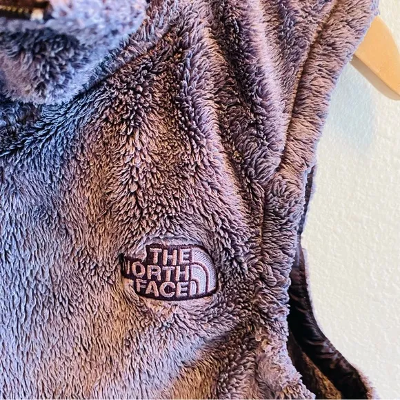 The North Face Ashen Purple Osito Furry Fuzzy Vest Size Medium
