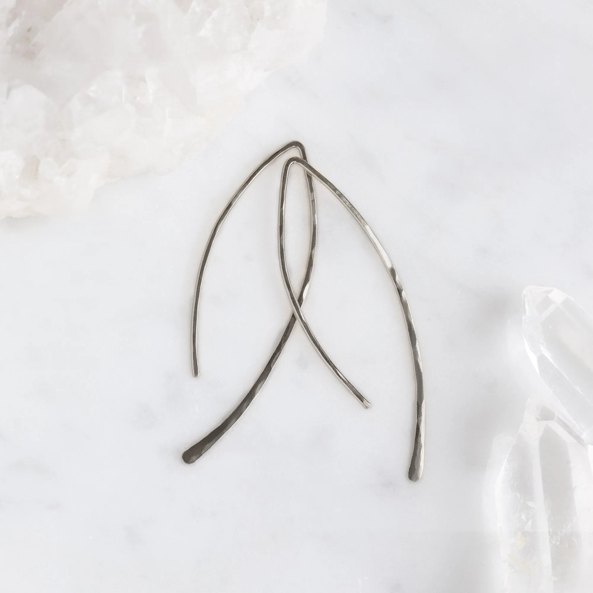 The Wishbone Earrings | Sterling Silver