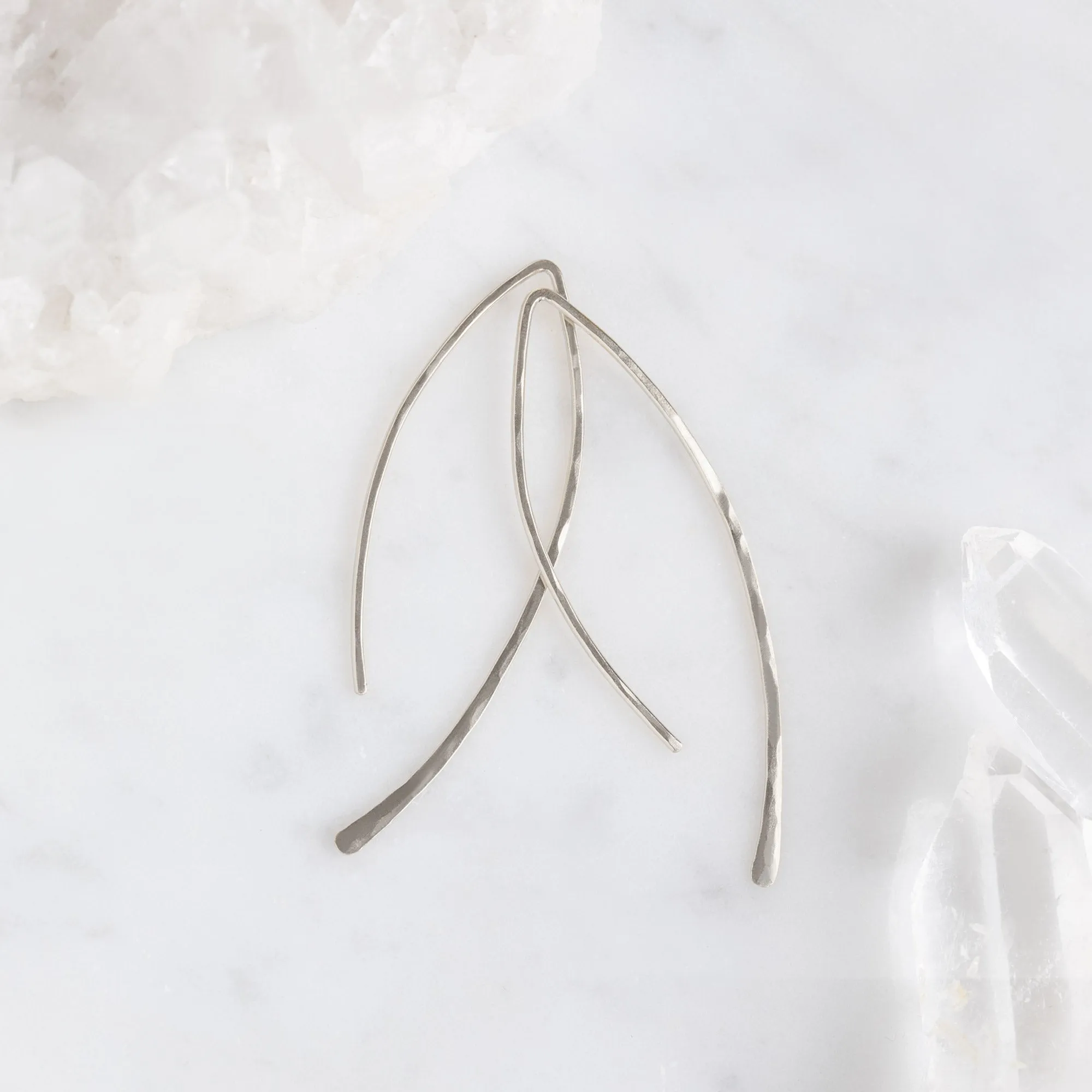 The Wishbone Earrings | Sterling Silver