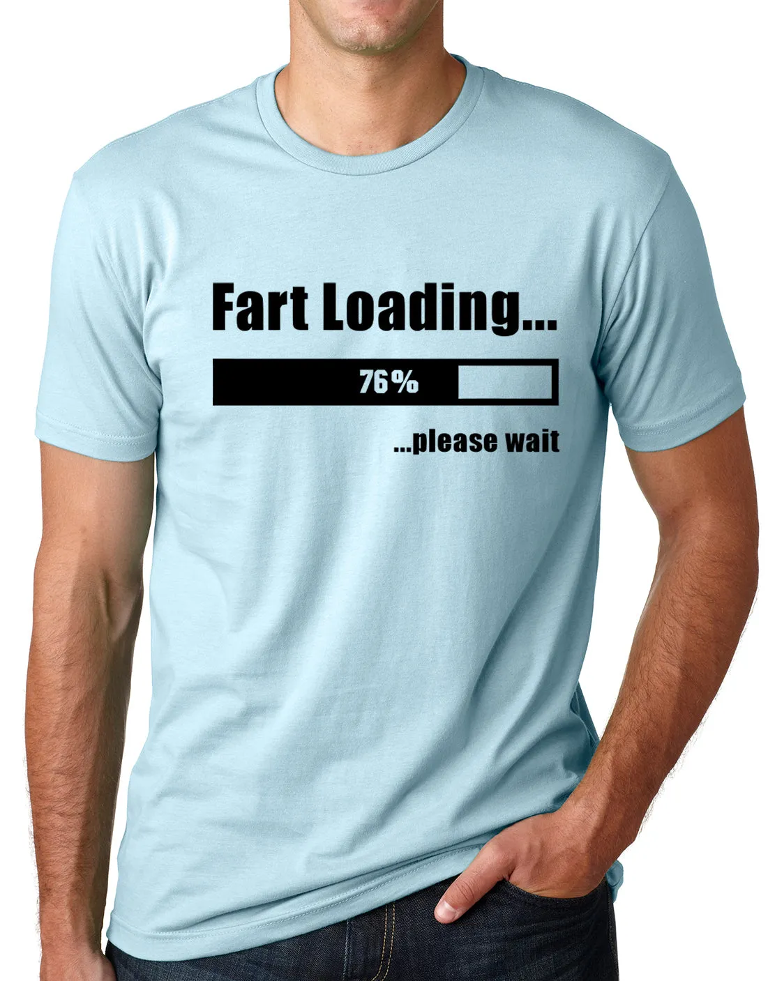 Think Out Loud Apparel Fart Loading Funny T-Shirt joke Tee