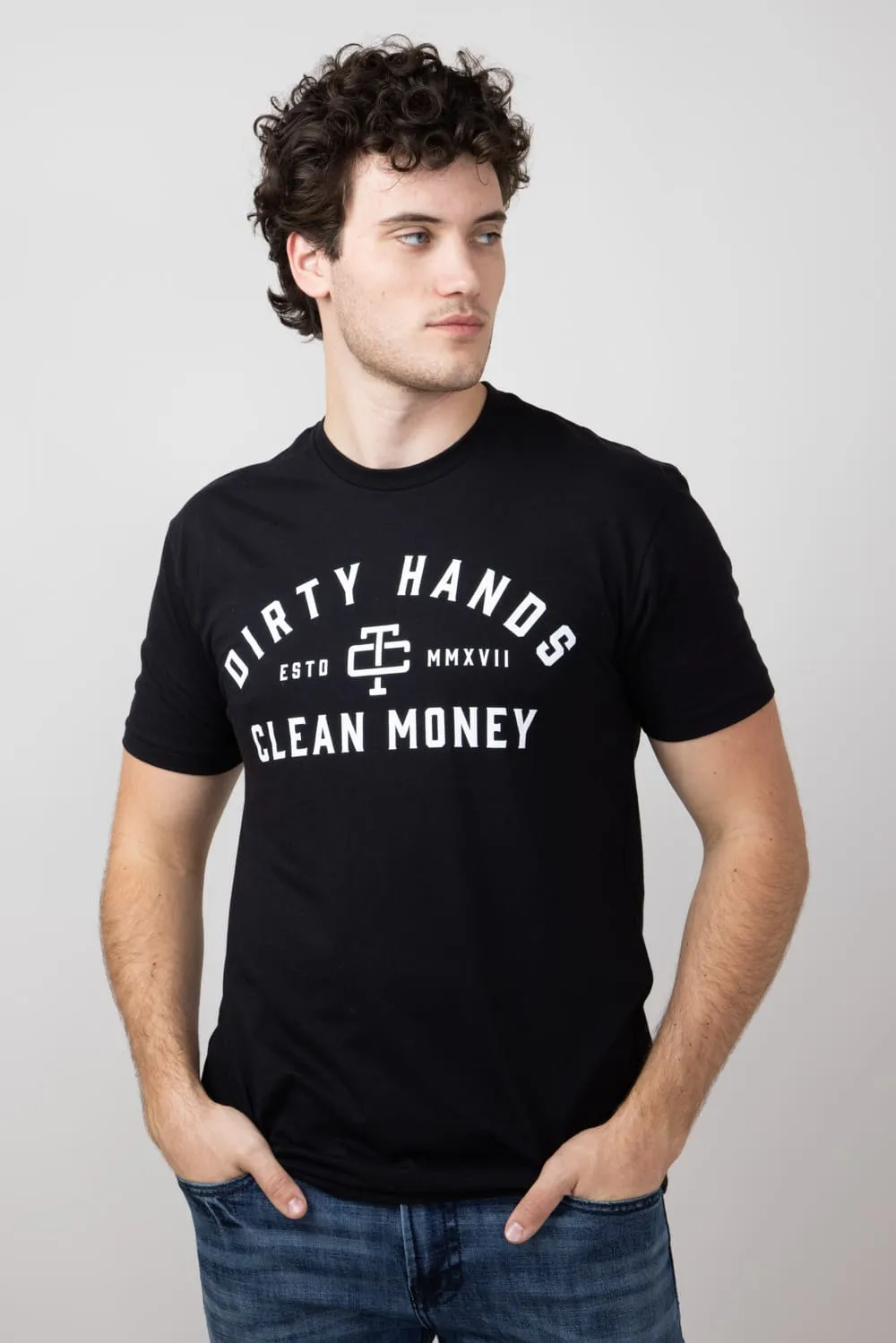Troll Co Classic T-Shirt for Men in Black | TC0081-BLK