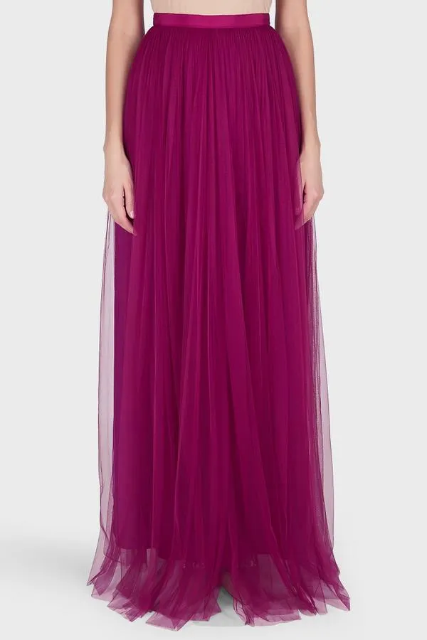 Tulle Floor-length Skirt