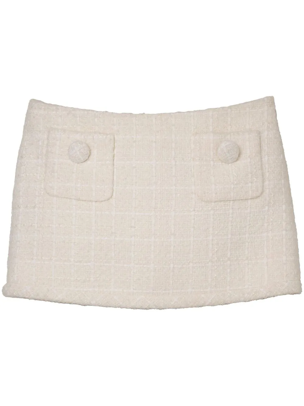 Tweed mini skirt