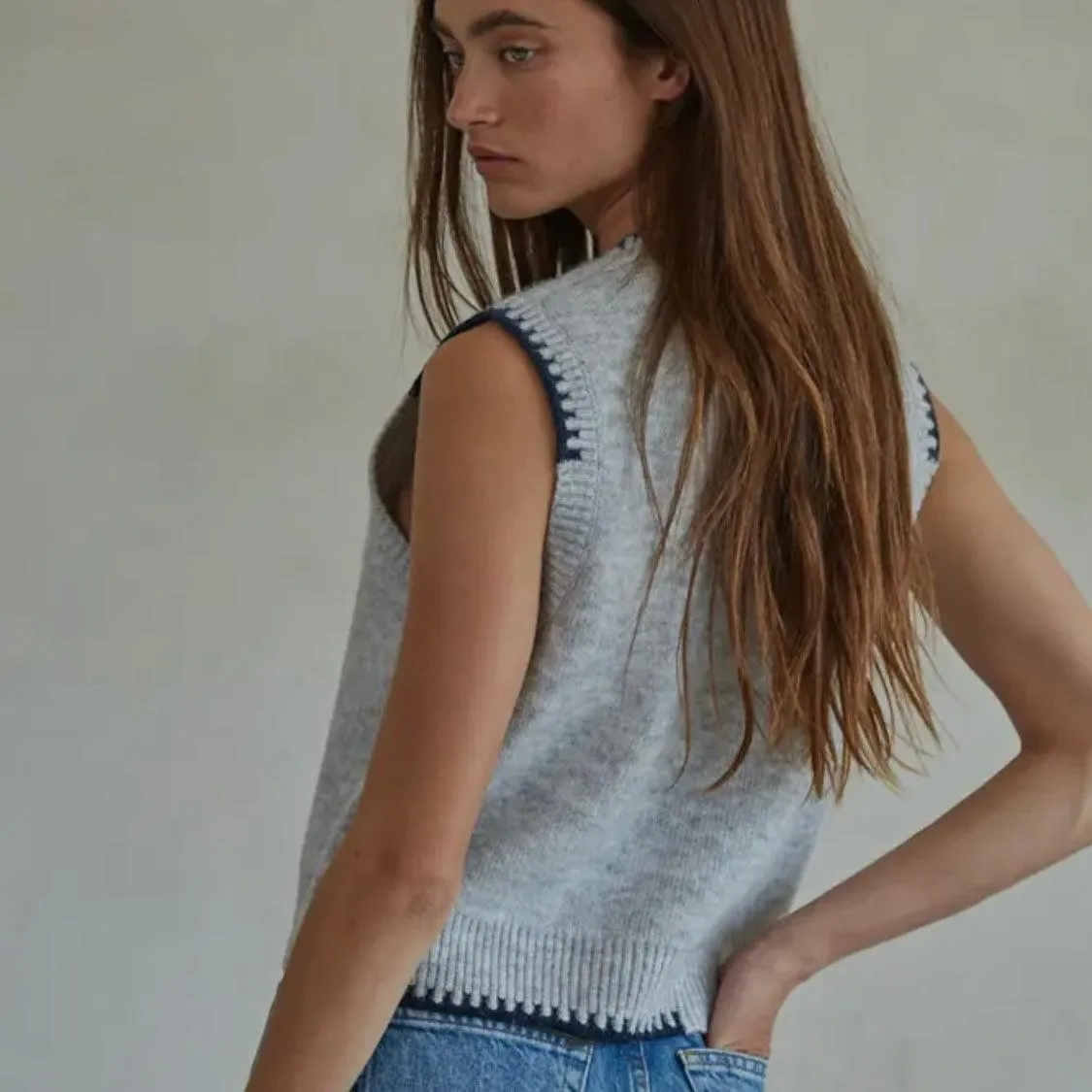 Valencia Knit Sweater Vest