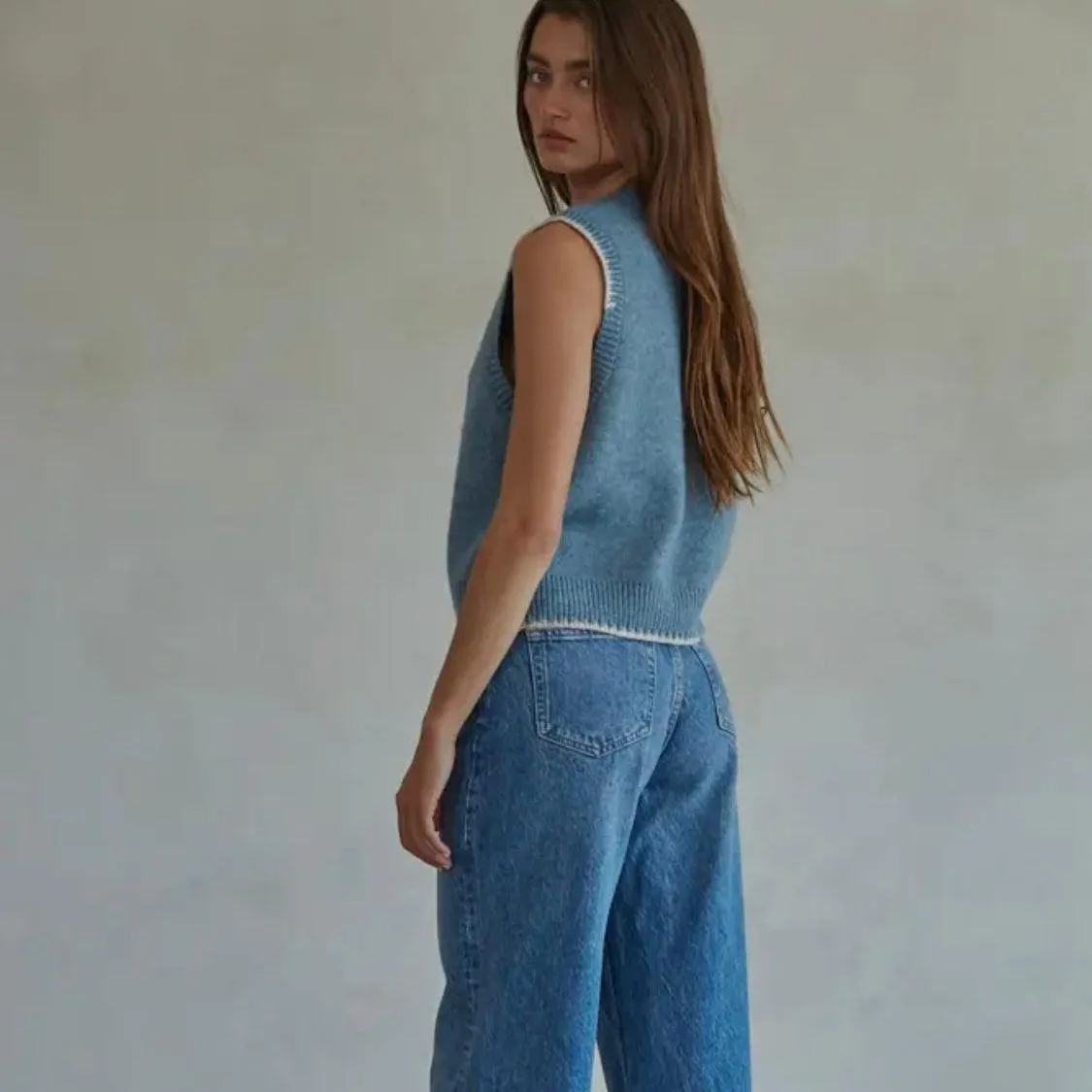 Valencia Knit Sweater Vest