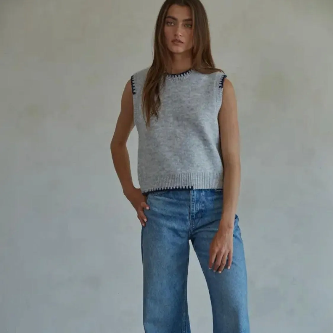 Valencia Knit Sweater Vest