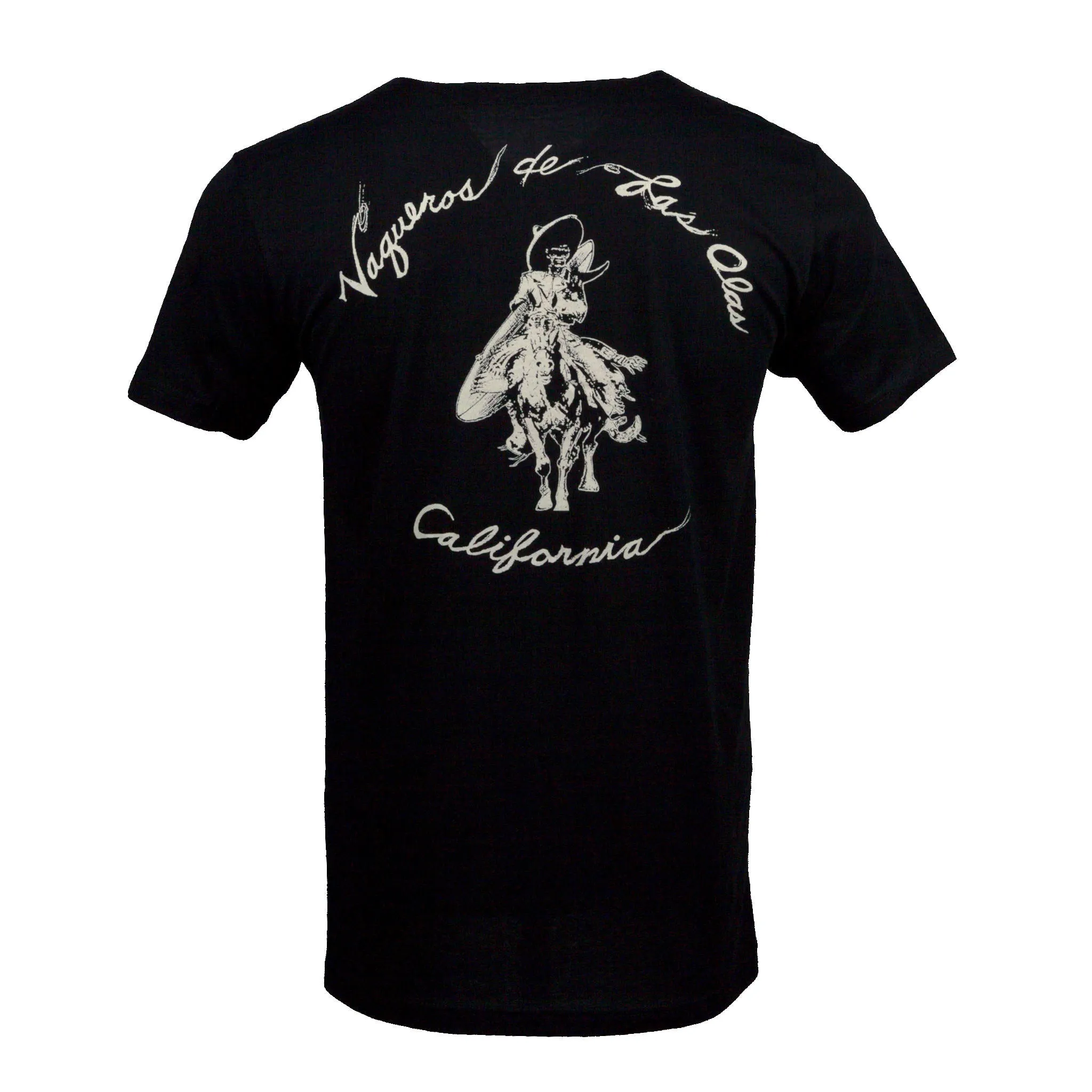 Vaqueros de las Olas Short Sleeve T-Shirt - Black