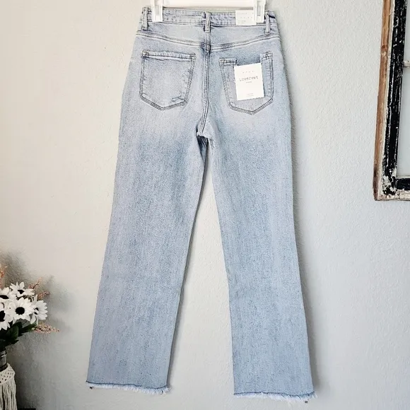 Vervet By Flying Monkey HR 90s Vintage Light Wash Wide Leg Jeans Dad Various NEW
