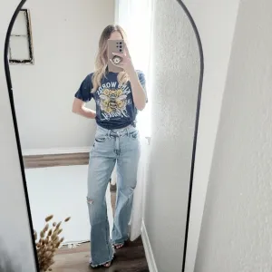 Vervet By Flying Monkey HR 90s Vintage Light Wash Wide Leg Jeans Dad Various NEW
