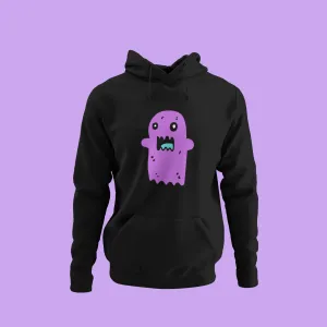 Very Scary Ghost (Hot Pink) -  Heavy Blend Hooded Sweatshirt