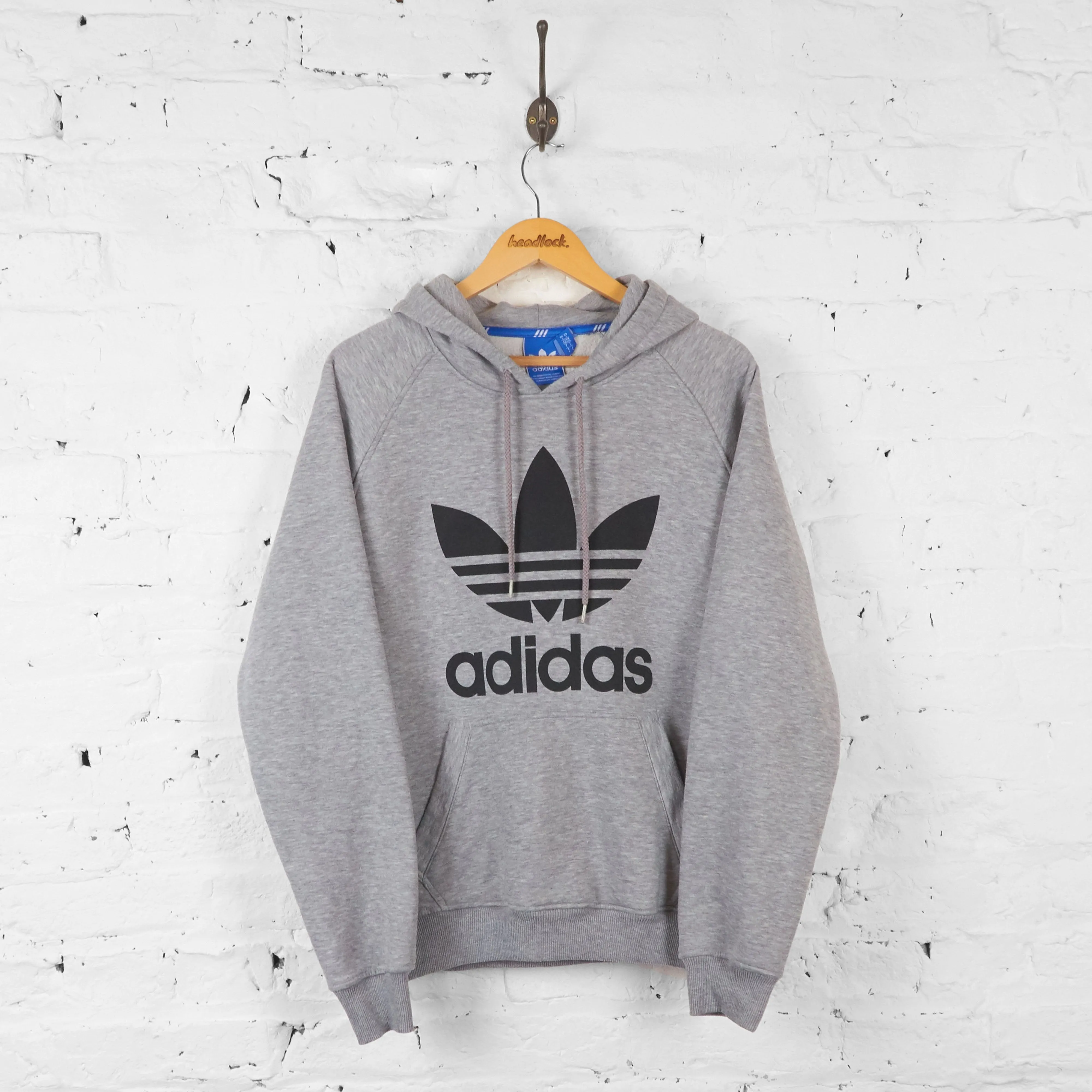 Vintage Adidas Hoodie - Grey - L