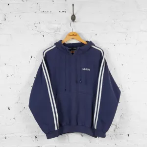 Vintage Adidas Hoodie - Navy - M