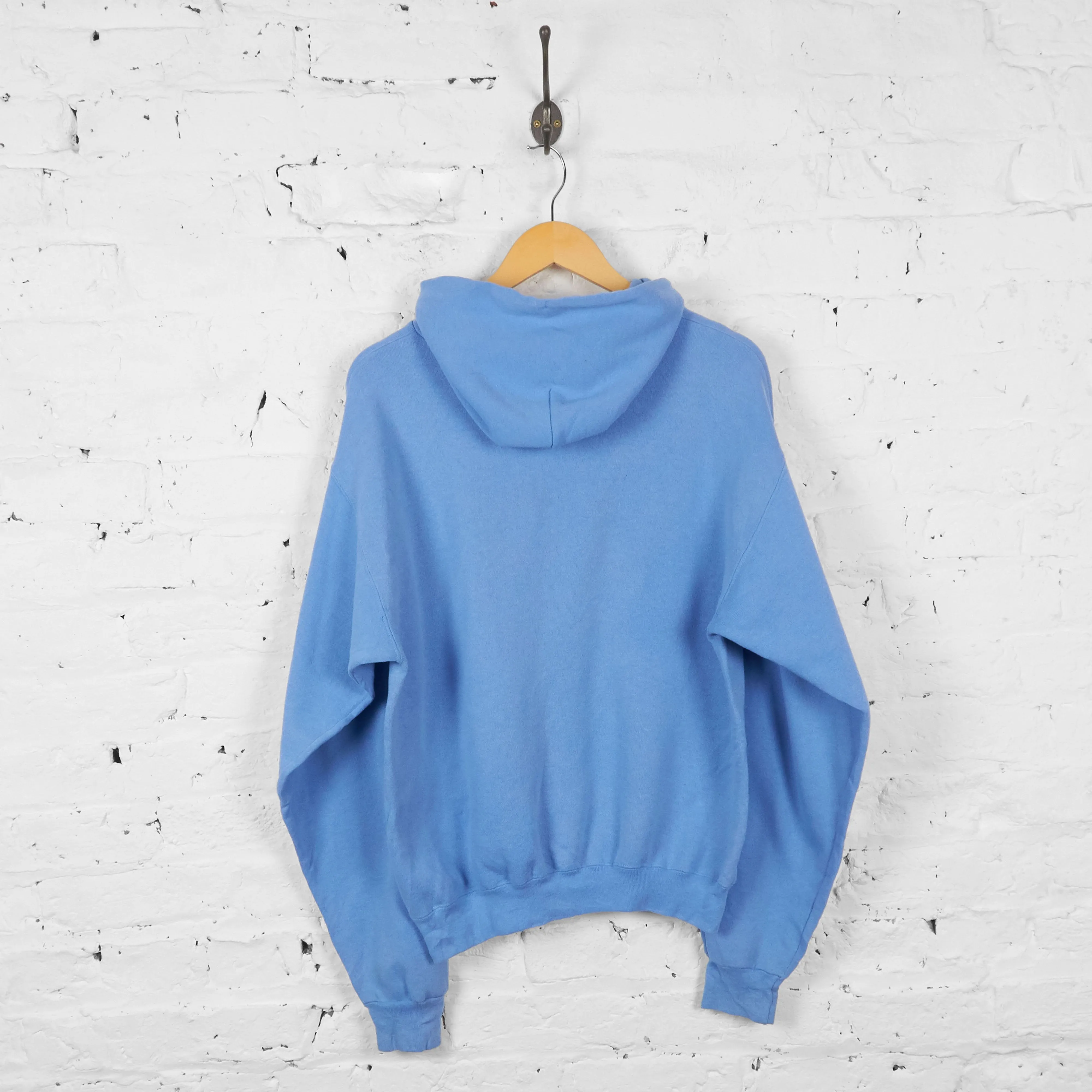 Vintage Champion Hoodie - Blue - M