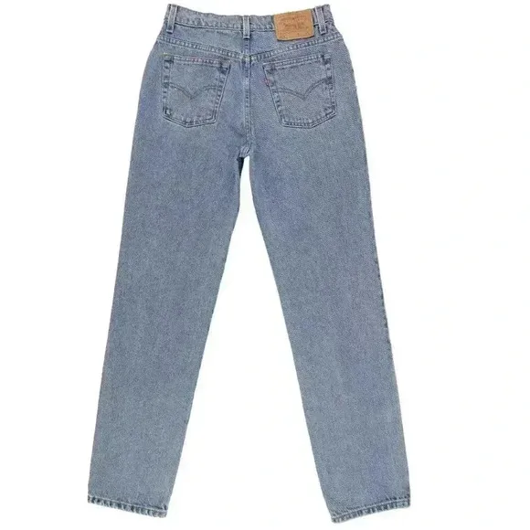 Vintage Classic Levis Jeans 512‎ High Waisted Straight Leg Cotton Jeans 28W 32L
