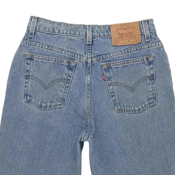 Vintage‎ Classic Levis Jeans 512 High Waisted Straight Leg Cotton Jeans 28W 32L