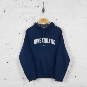 Vintage Nike Athletic Hoodie - Navy - S