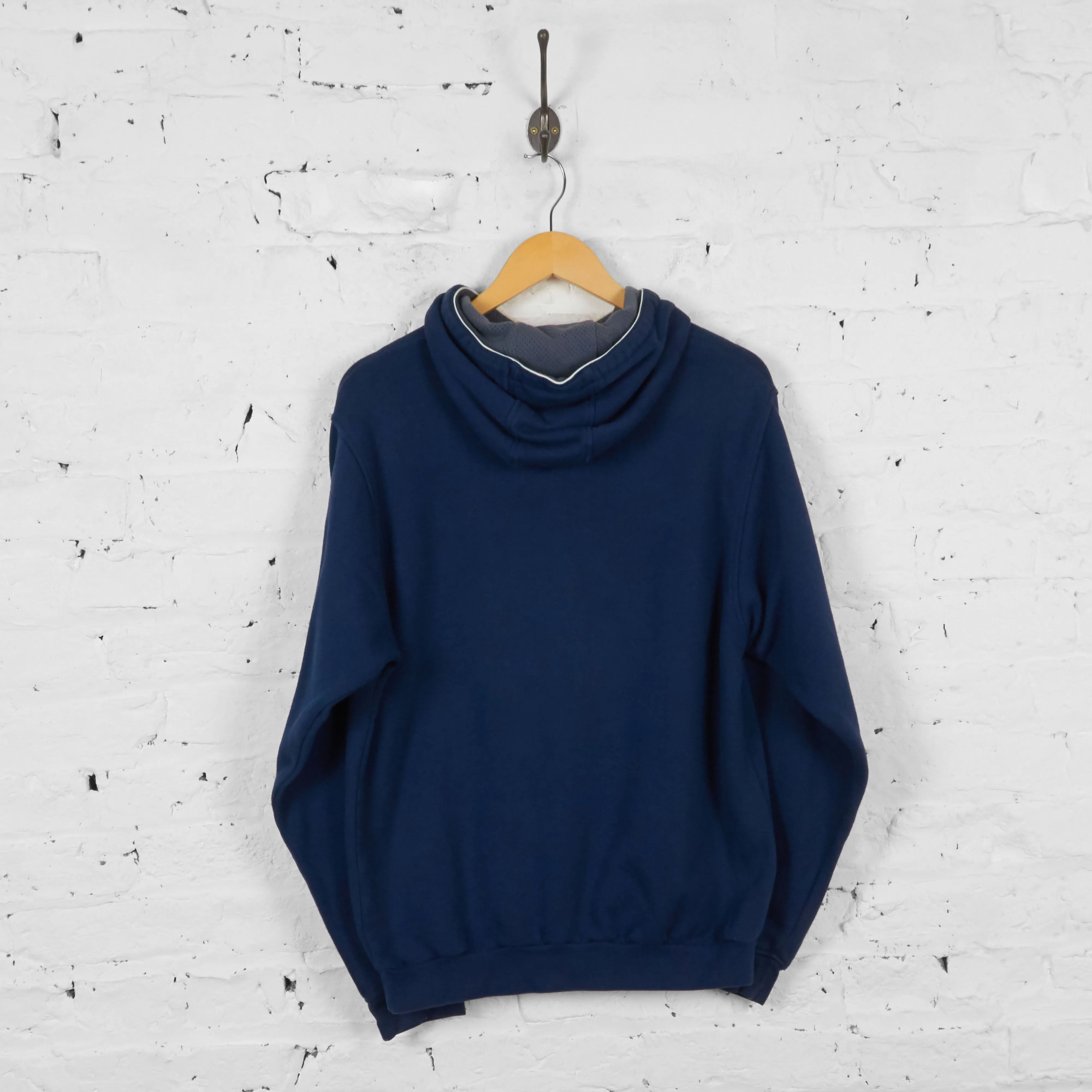Vintage Nike Athletic Hoodie - Navy - S