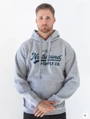 Vintage Script Hoodie - Grey