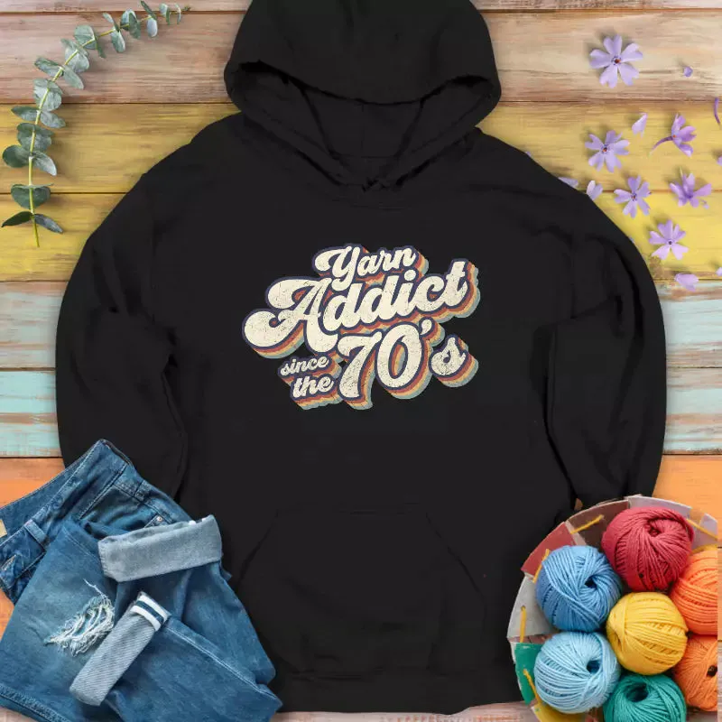 Vintage Yarn Addict Hoodie