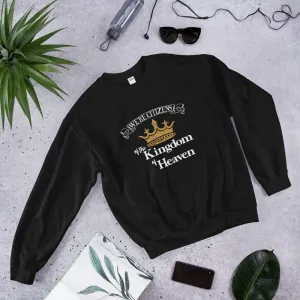 We're Citizens, Unisex Adult Heavy Blend Crewneck Sweatshirt-White Text