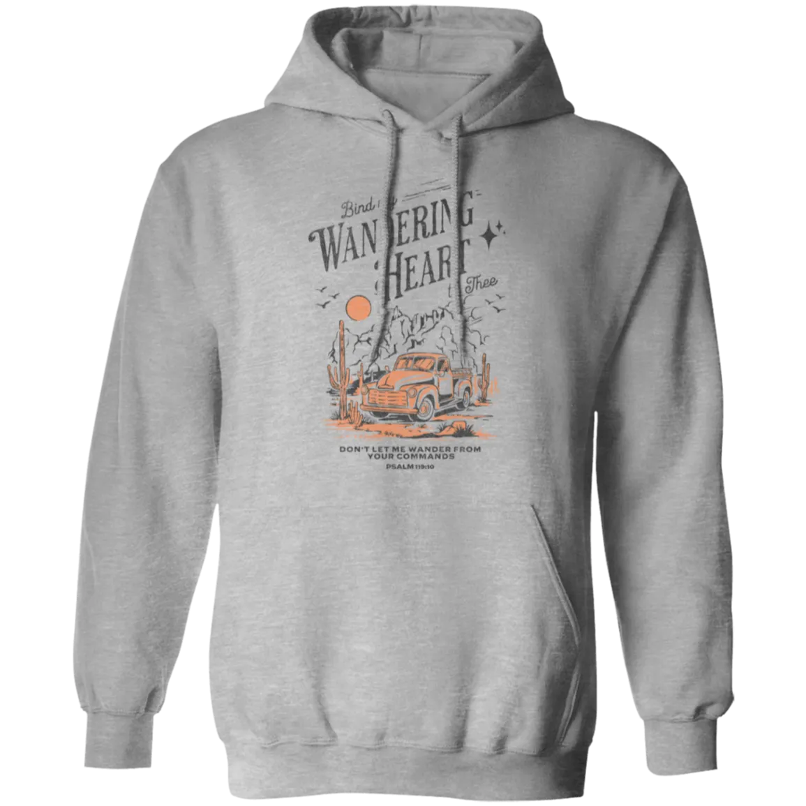 Western Christian Hoodie - Faith & Cowboy Style - Gildan