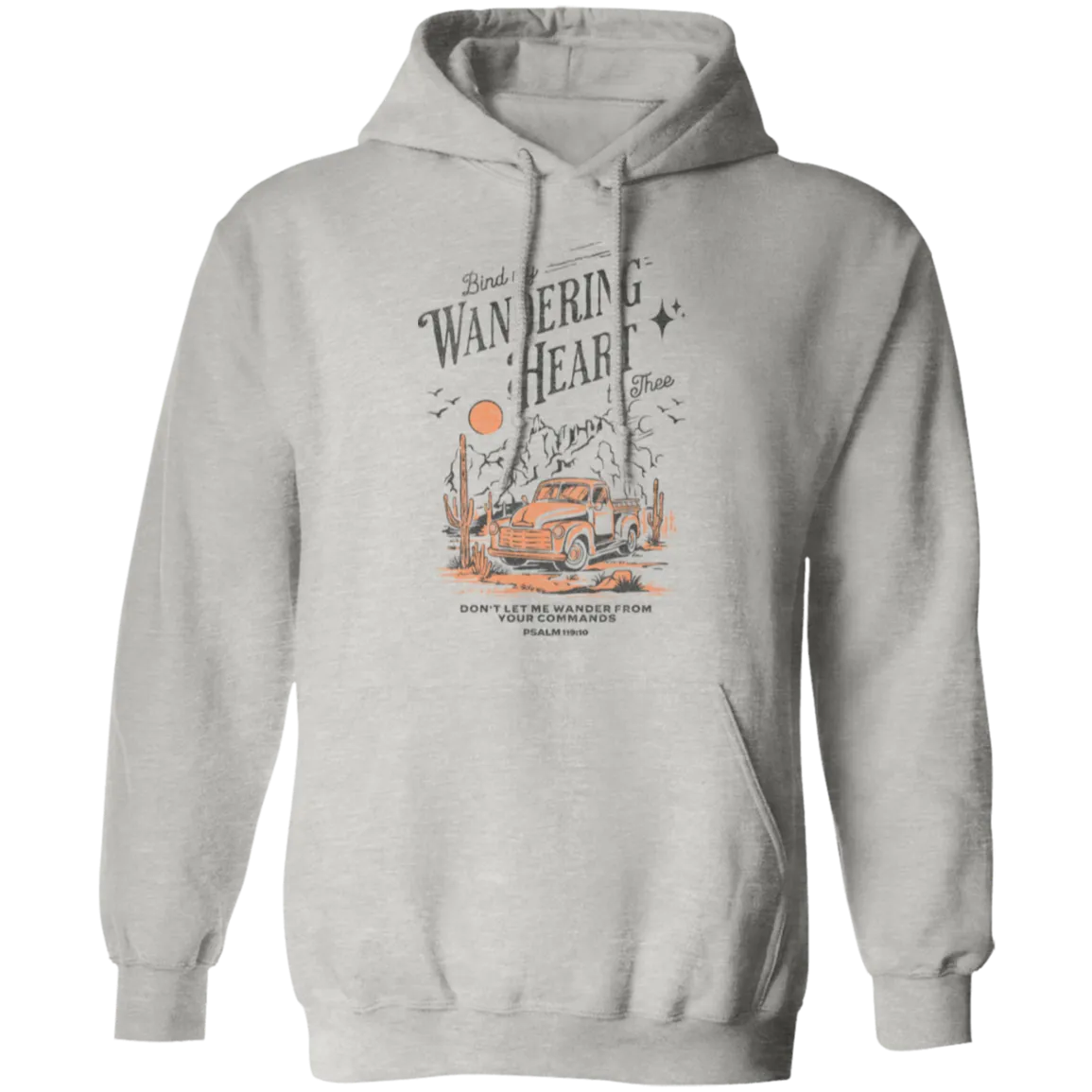 Western Christian Hoodie - Faith & Cowboy Style - Gildan