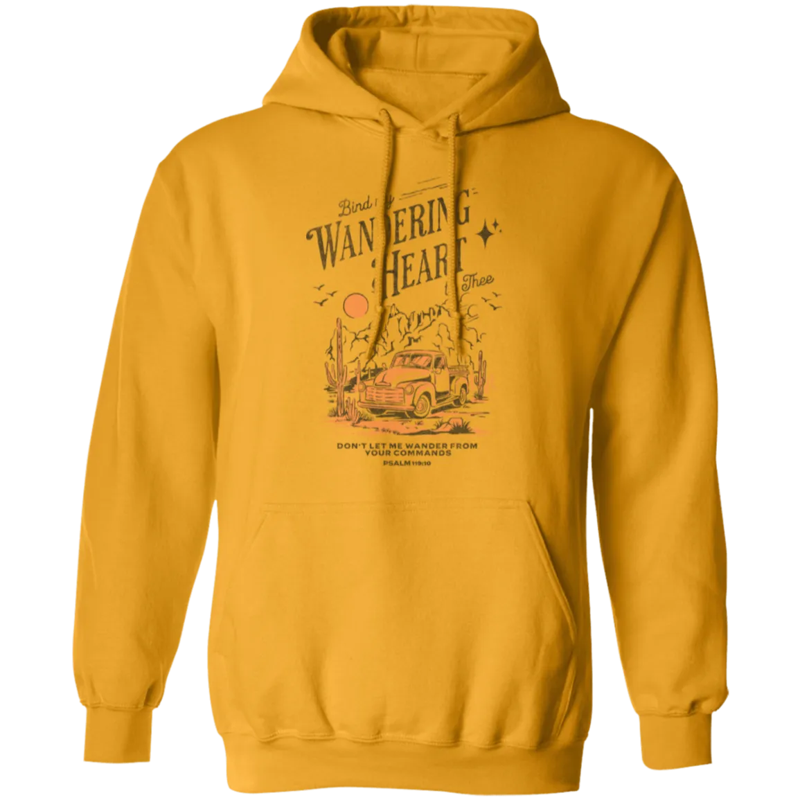 Western Christian Hoodie - Faith & Cowboy Style - Gildan