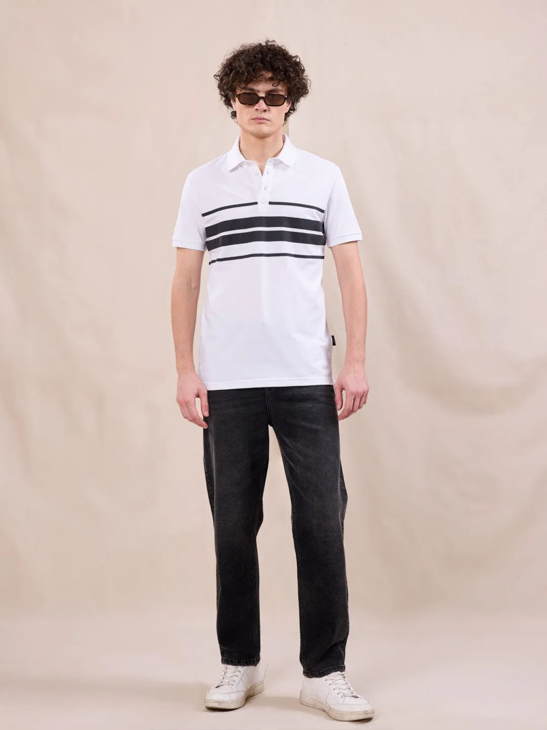 White Polo T-Shirt