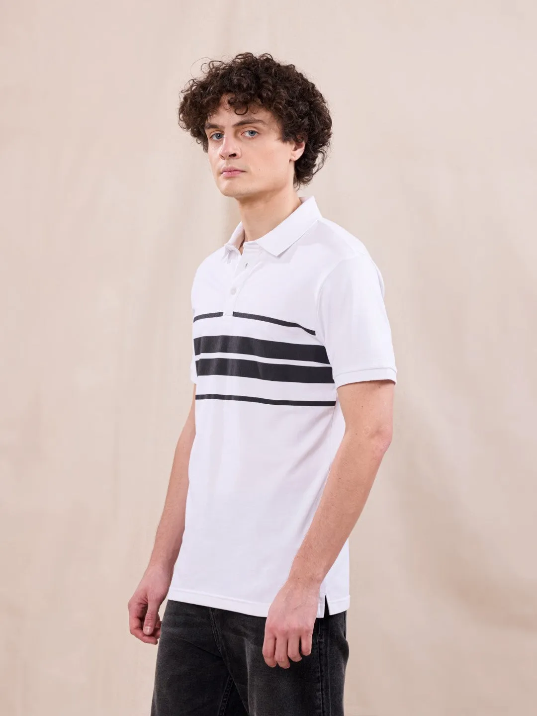 White Polo T-Shirt