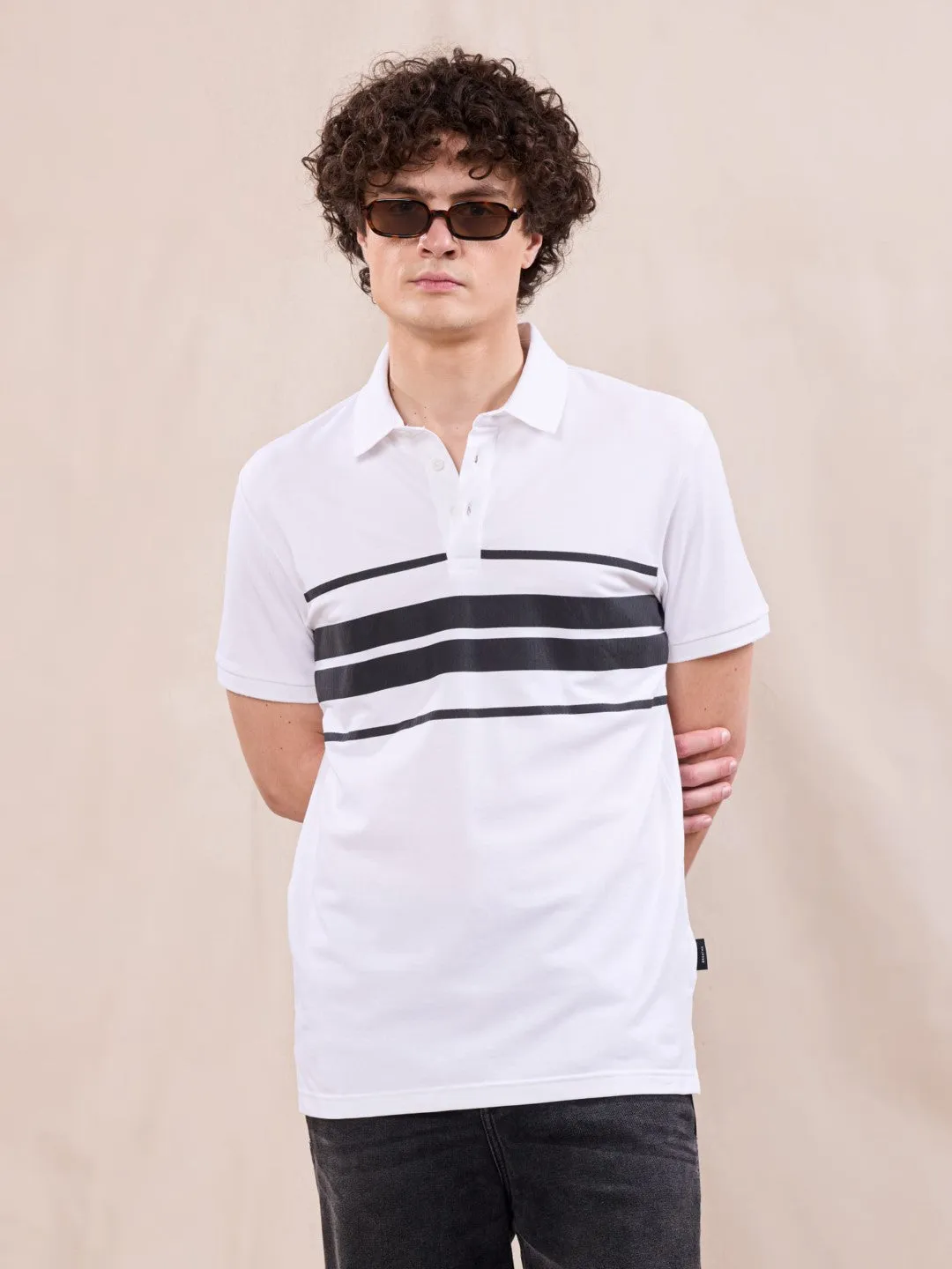 White Polo T-Shirt