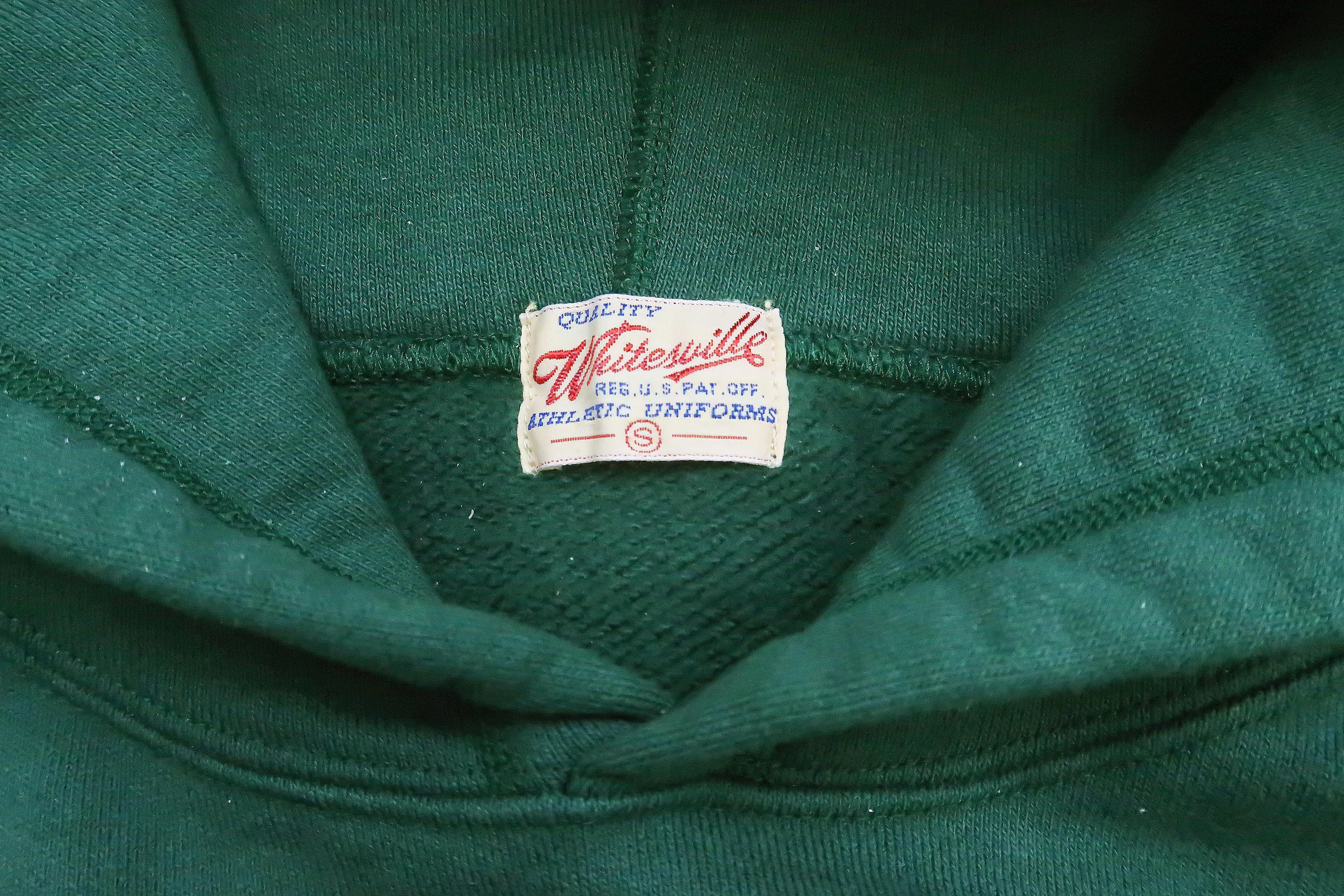 Whitesville Plain Pullover Hoodie Men's Solid Color Hooded Sweatshirt WV67729 Green