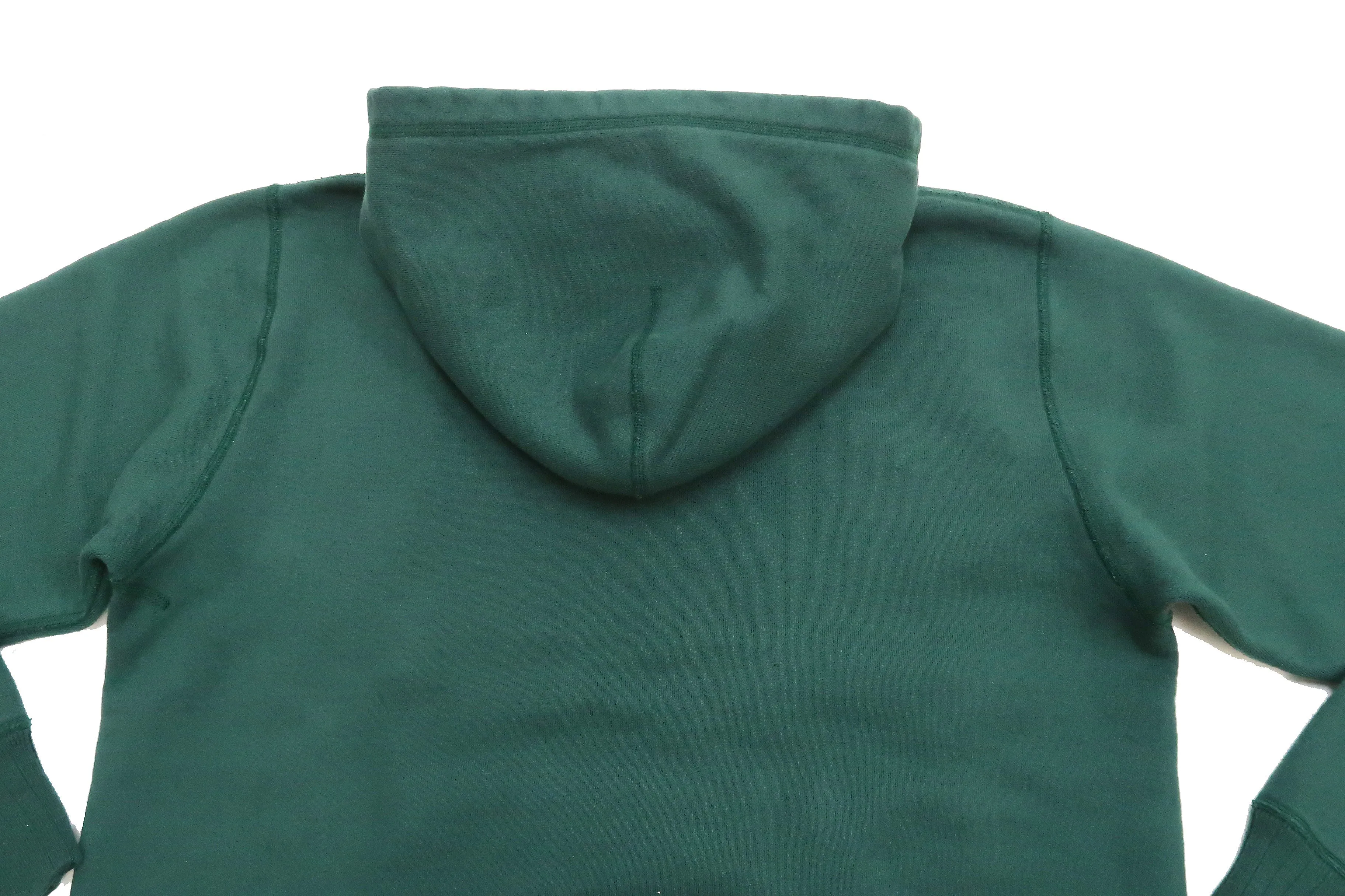 Whitesville Plain Pullover Hoodie Men's Solid Color Hooded Sweatshirt WV67729 Green