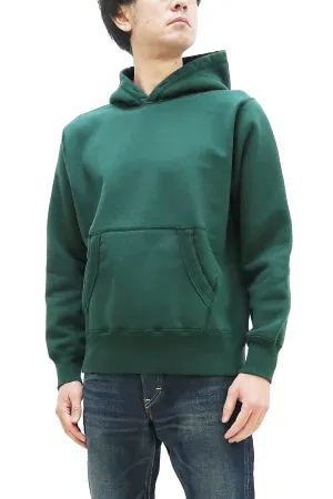 Whitesville Plain Pullover Hoodie Men's Solid Color Hooded Sweatshirt WV67729 Green