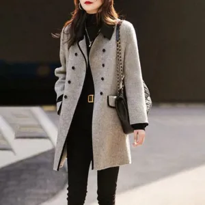 Women's Elegant Double Breasted Chic Coat | Stylish