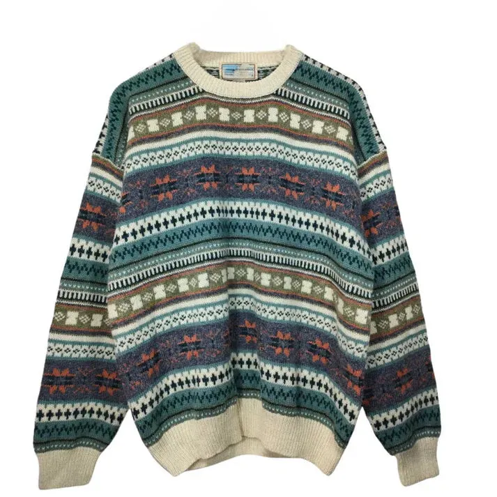 Women's jumper - in a trendy vintage aztec design