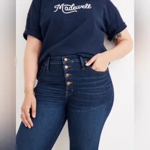 Womens Madewell 10” High Rise Skinny Jeans NWT Size 30