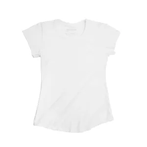 Women's Plain Bamboo T-Shirt, White