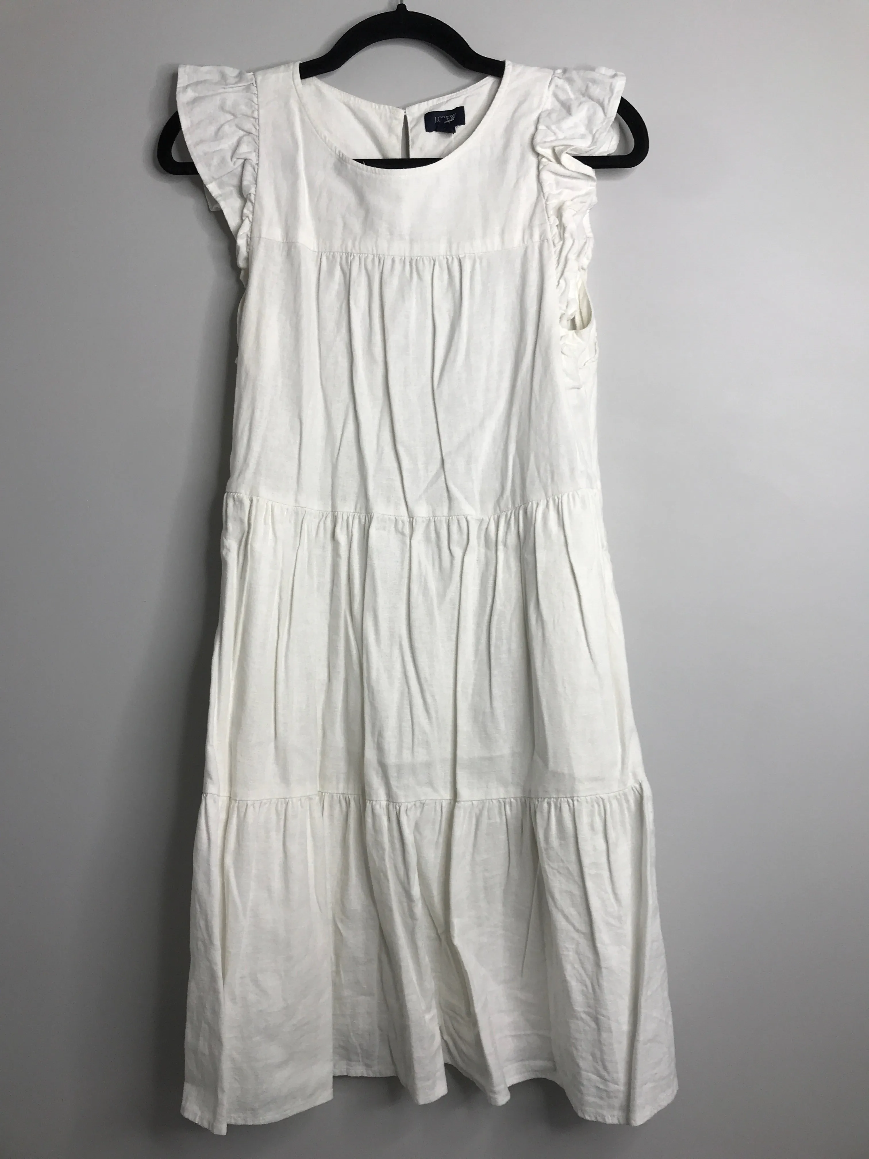 Womens Size 4 Misses White J Crew Dress