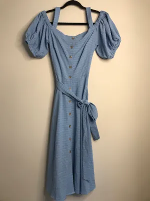 Womens Size 6 Misses Blue Maison Tara Dress