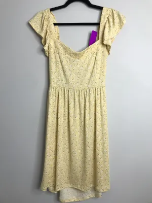 Womens Size Lg Misses Yellow Altar'd State Dress