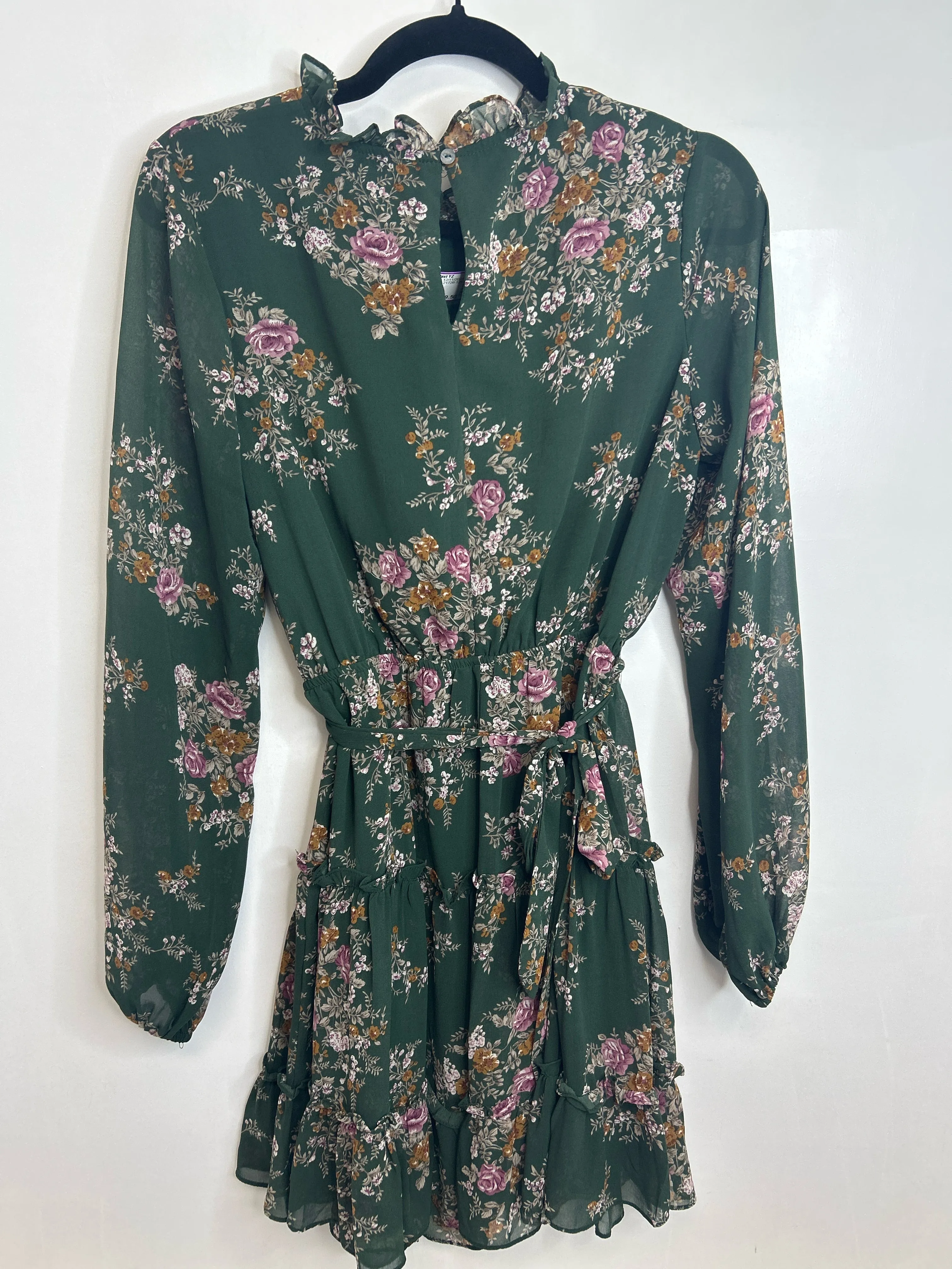 Womens Size Med Misses Green She & Sky Dress