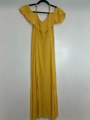 Womens Size Med Misses Yellow Altar'd State Dress