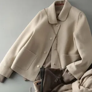 Women's Warm Stylish Button Down Jacket | Winter